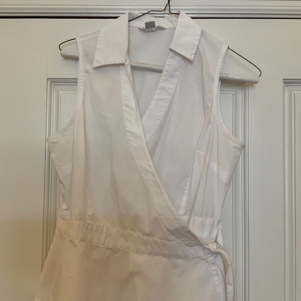 Janeville, Size S, White sleeveless blouse
